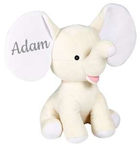 Wyprzedaż miś słoń maskotka personalizowana haft z imieniem dziecka pluszak prezent