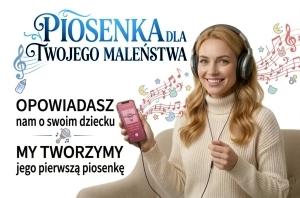 WŁASNA PIOSENKA MP3 kołysanka wyprawka niemowlaka personalizowana PREZENT
