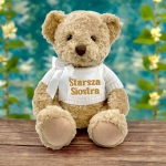 Miś starsza siostra maskotka personalizowana haft z imieniem dziecka 