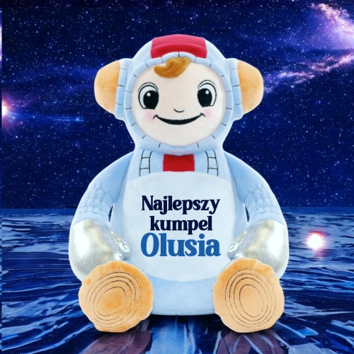 Maskotka astronauta z napisem imię dziecka.jpg